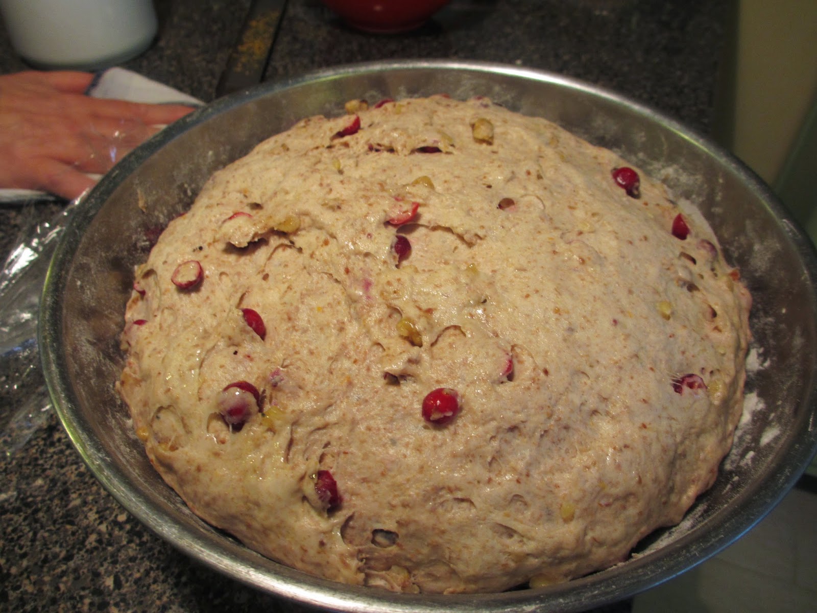 Dinner's Ready Cranberry Walnut Yeast Bread