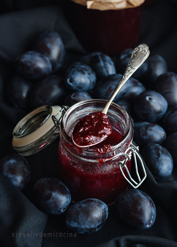 Mermelada de ciruela con stevia