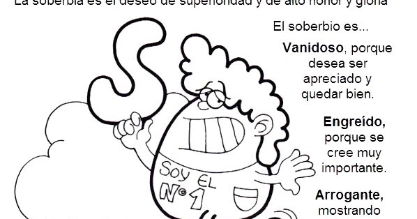 Compartiendo por amor: Dibujos Pecados Capitales