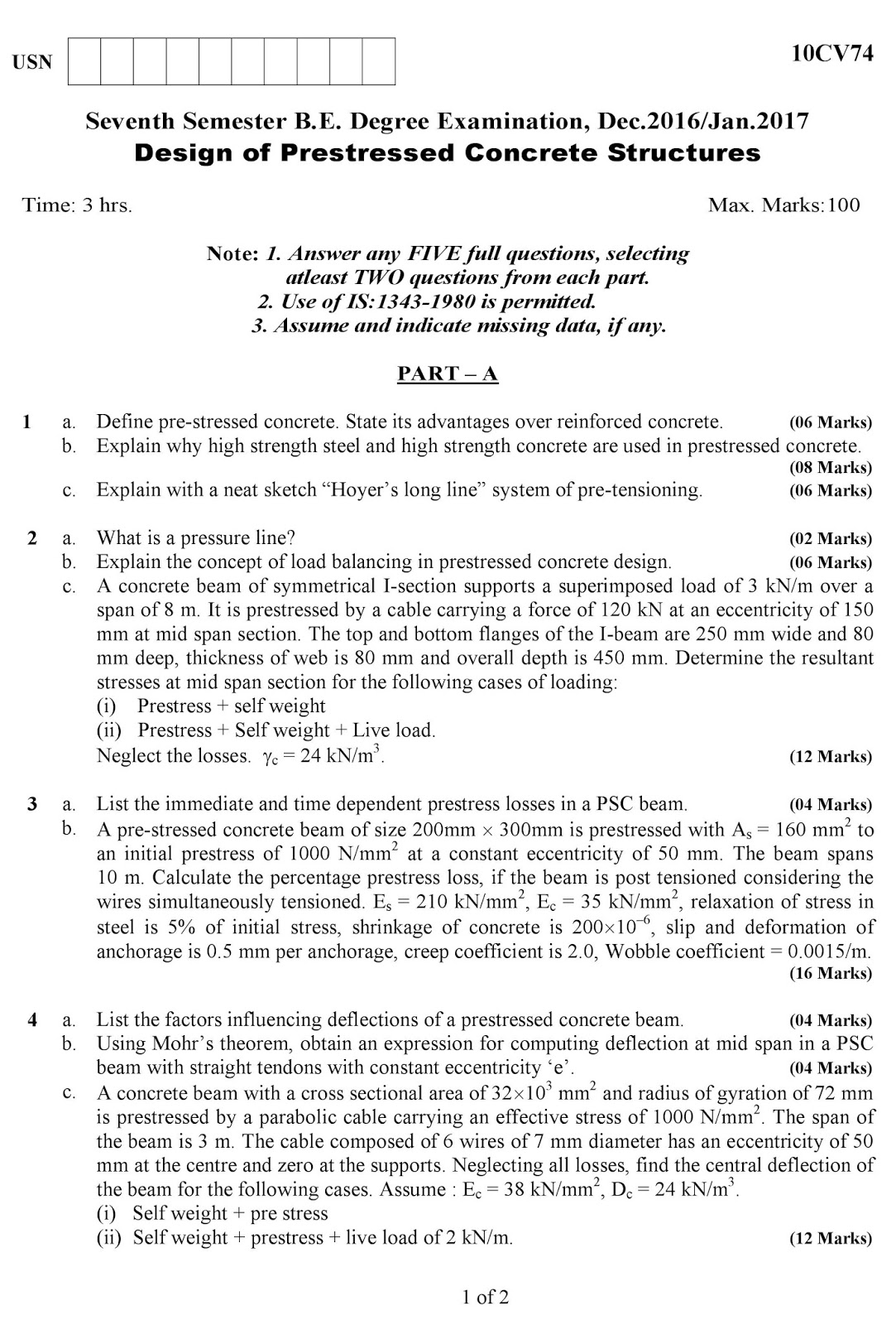 VTU Question Paper VTU Syllabus