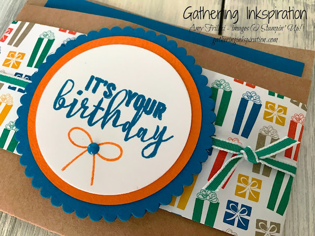 Gathering Inkspiration: Balloon Adventures Birthday Gift Card Holder