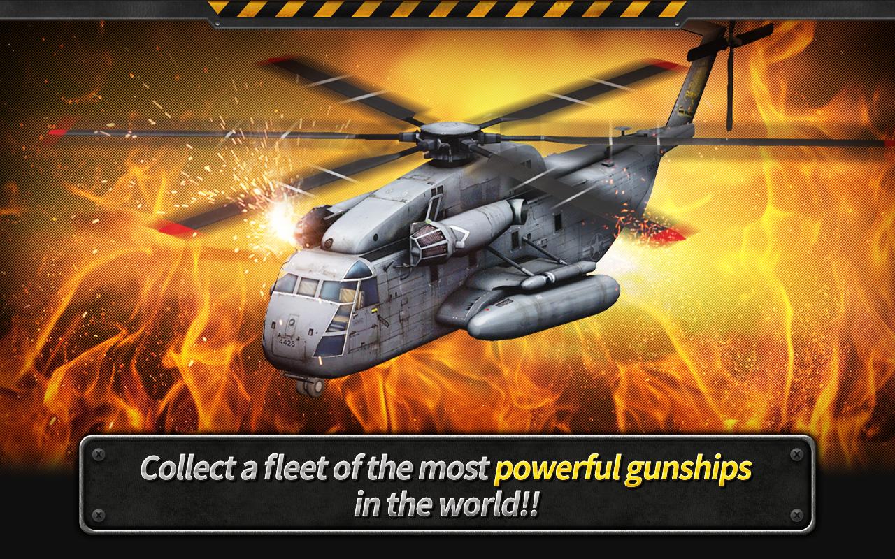 تحميل لعبة القتال الجوية GUNSHIP BATTLE Helicopter 3D للاندرويد