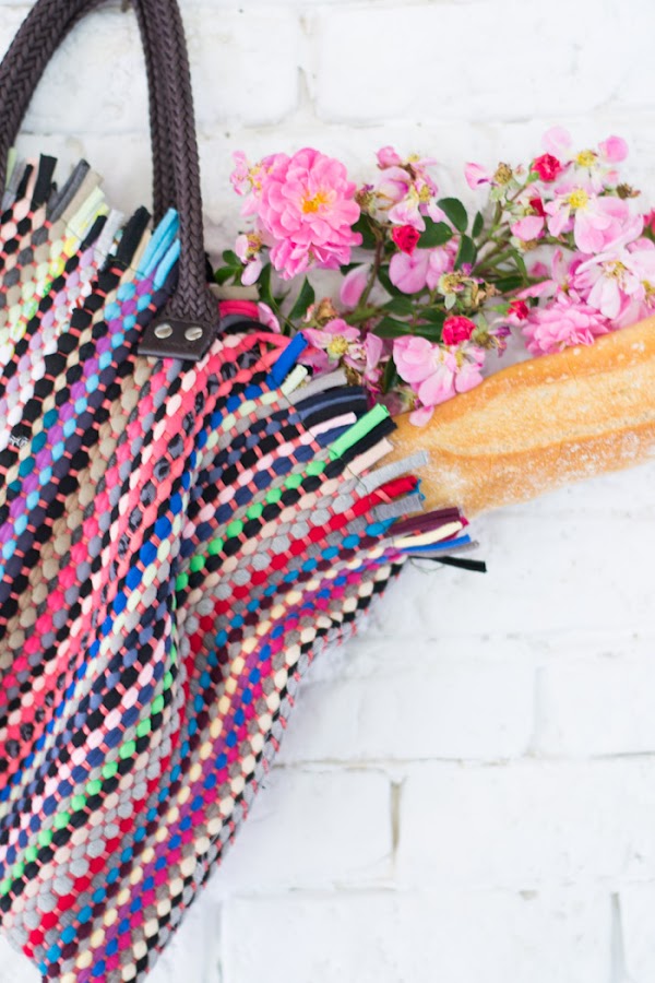 Bolsa para la compra con un salvamantel diy