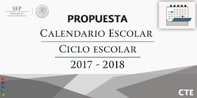 Haz clic para descargar la Propuesta del Calendario Escolar 2017-2018