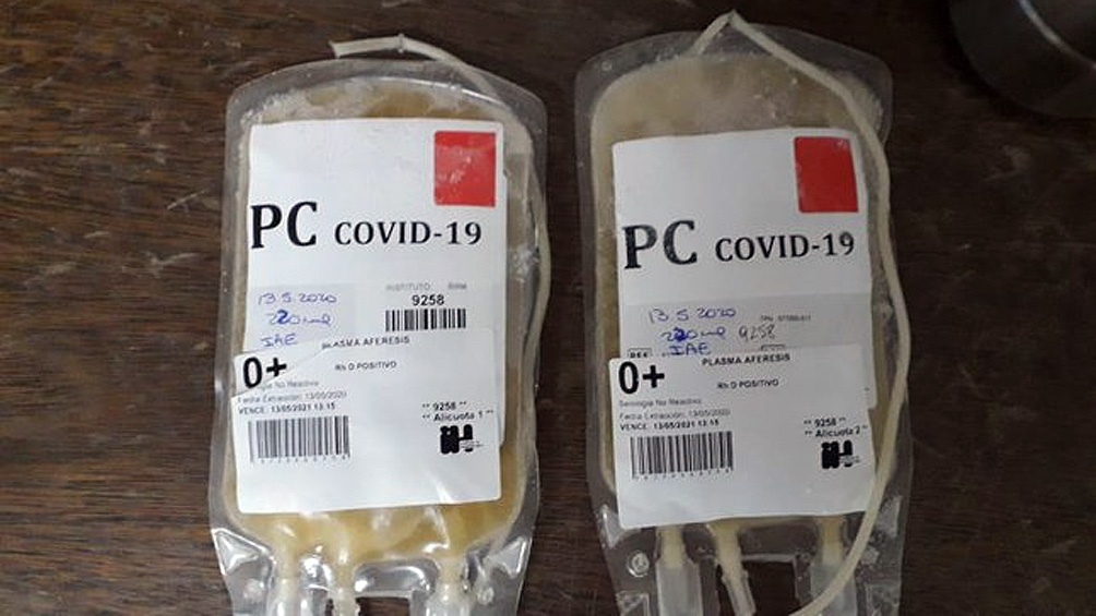 La donación de plasma de personas recuperadas ya se aplica en 8 provincias donación de plasma