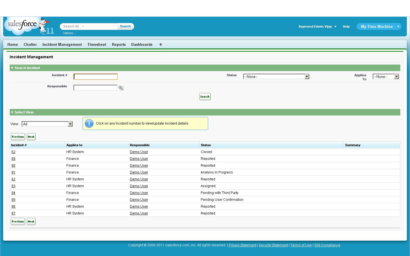 Incident and Timesheet Management for Salesforce
