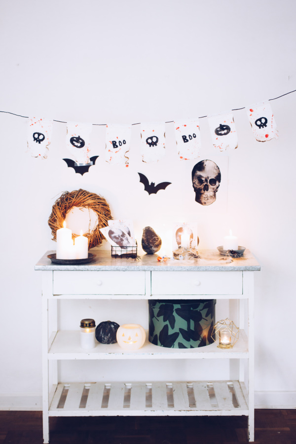 Last Minute DIY Halloween Dekoration ☠ mit Tempo Taschentüchern 