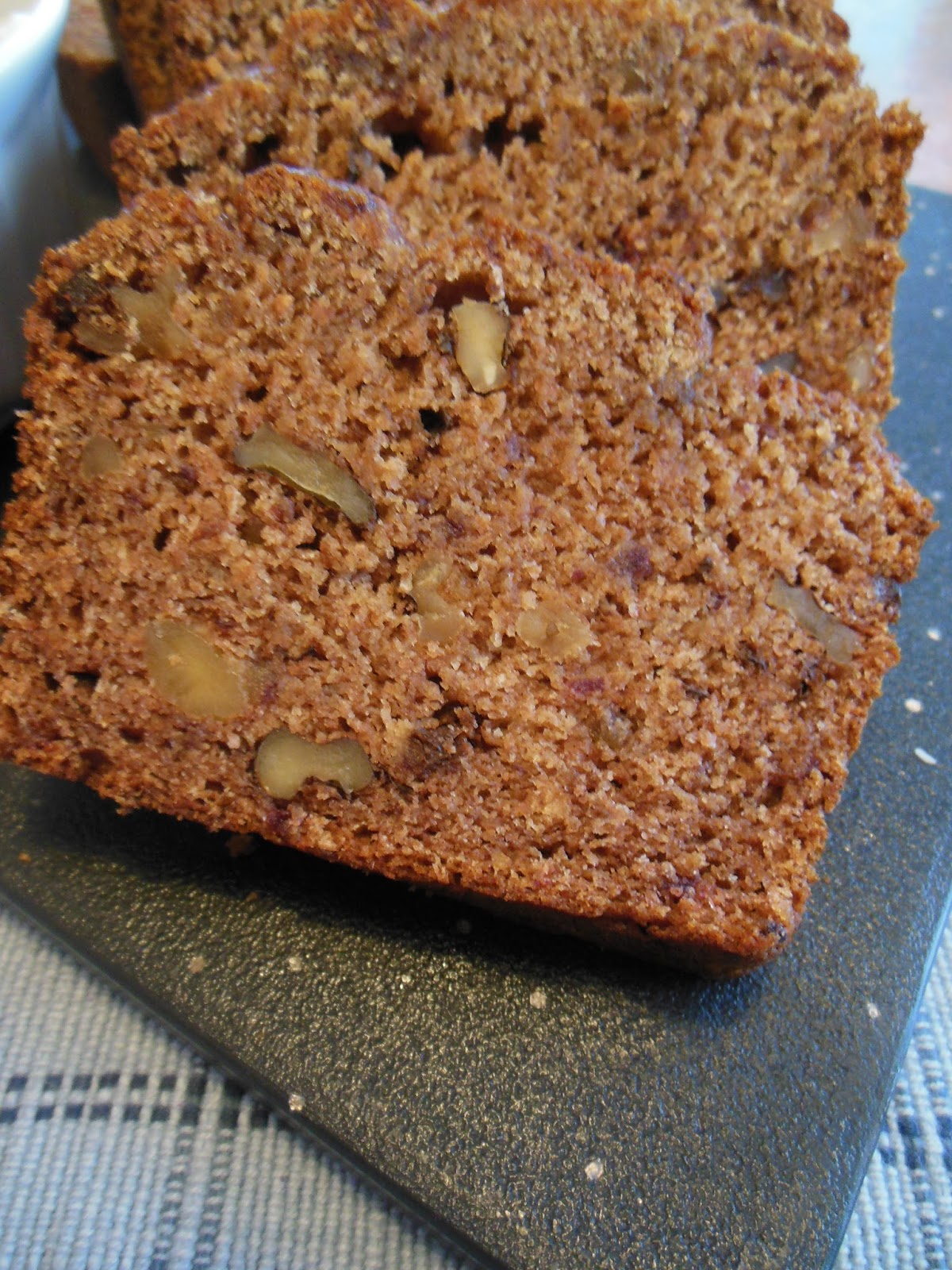 Simple Nut Bread, whole grain and naturally sweetened Our Sunday Cafe, the Retirement Edition!