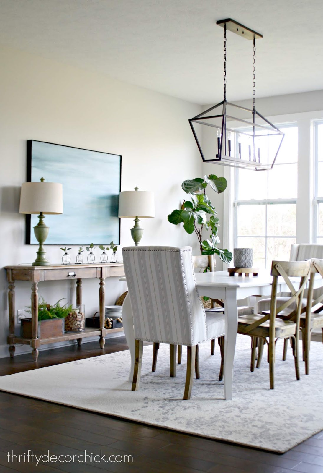 Morning room/dining area open layout 