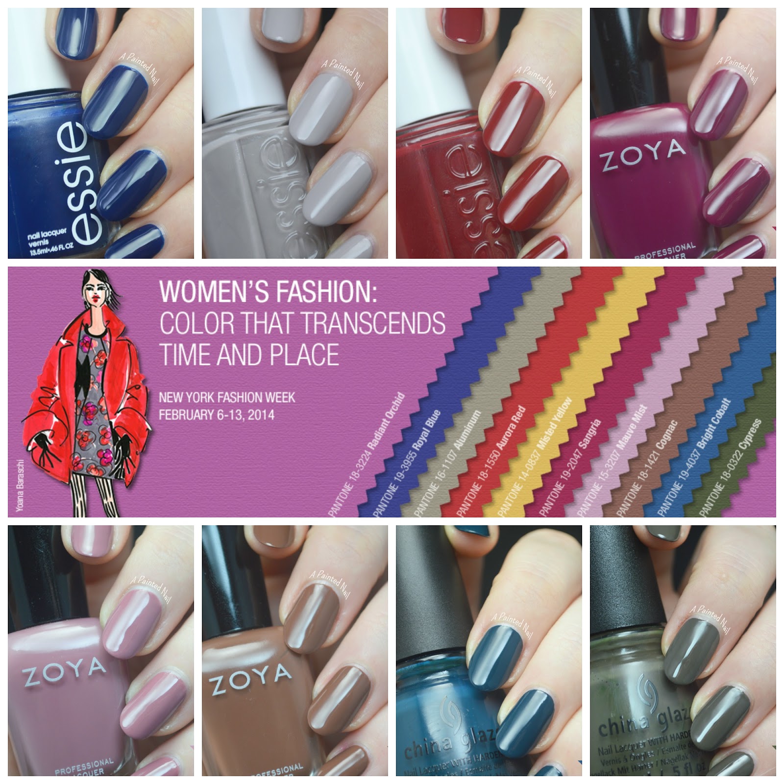 a painted nail fall winter color trends wrap up and 2015 color of
