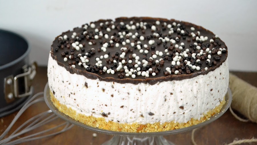 Tarta mousse de stracciatella