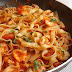 Itališki makaronai su aštriomis krevetėmis / Linguine with Spicy Shrimp al Diavlo