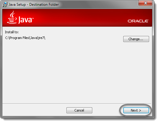 Установлен java