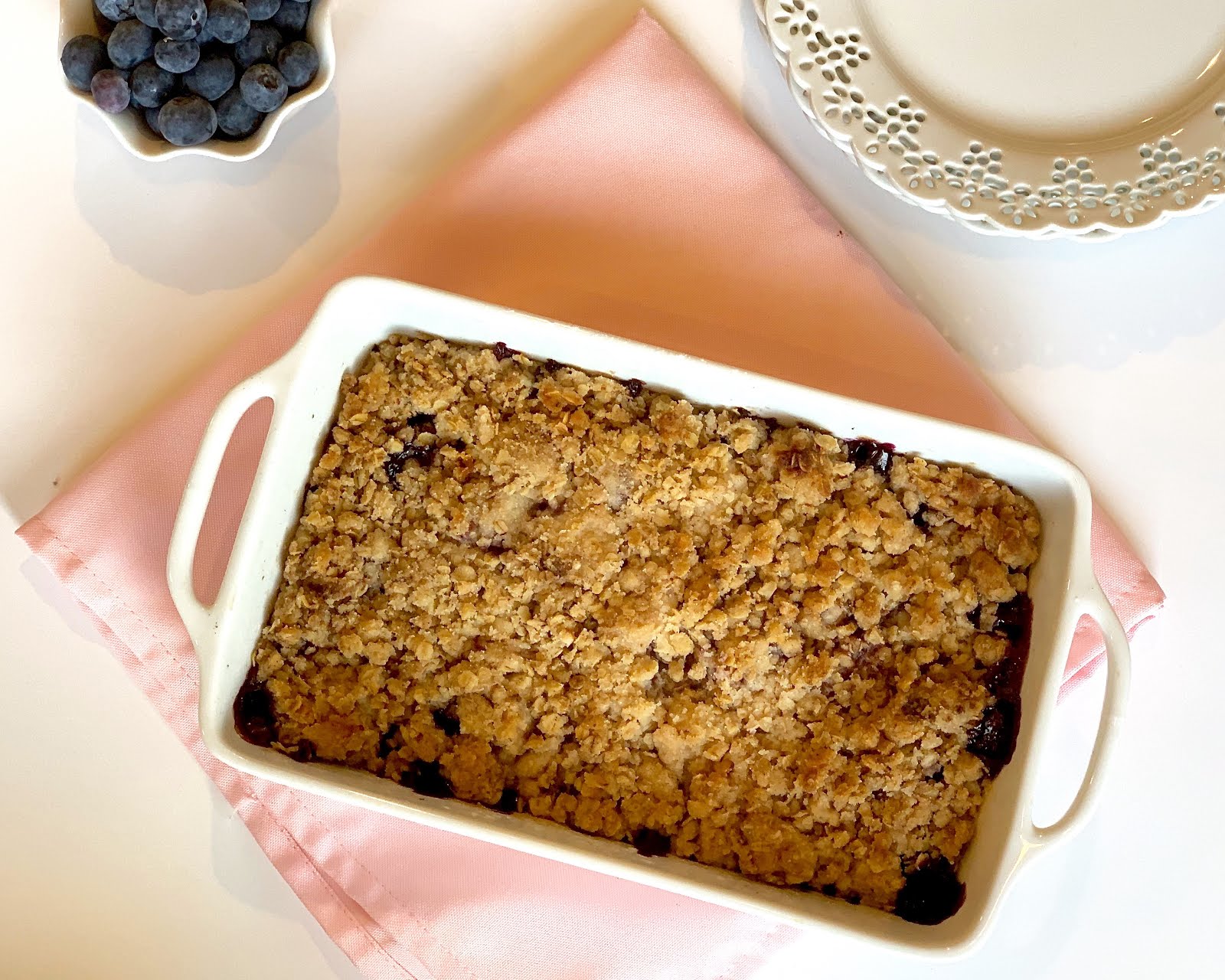 EASY Blueberry Crisp (using frozen berries!) The Lindsay Ann
