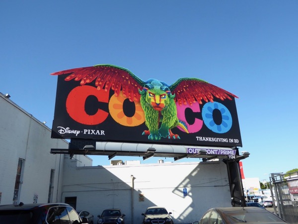 Coco movie special extension cut-out billboard Coco movie extension billboard