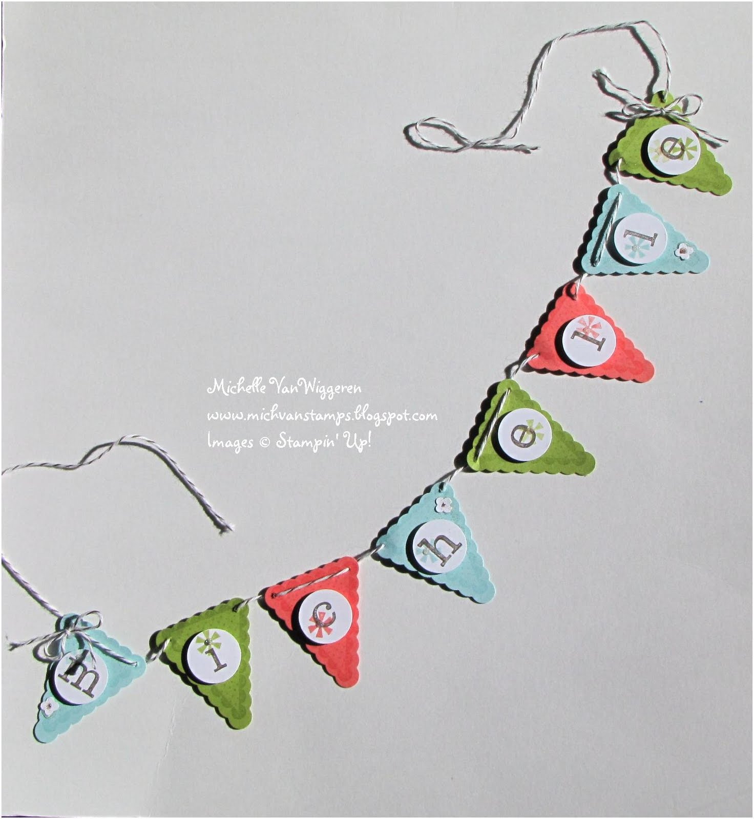 Michelle's Great Paper Chase: Pennant Parade Open House Project #2