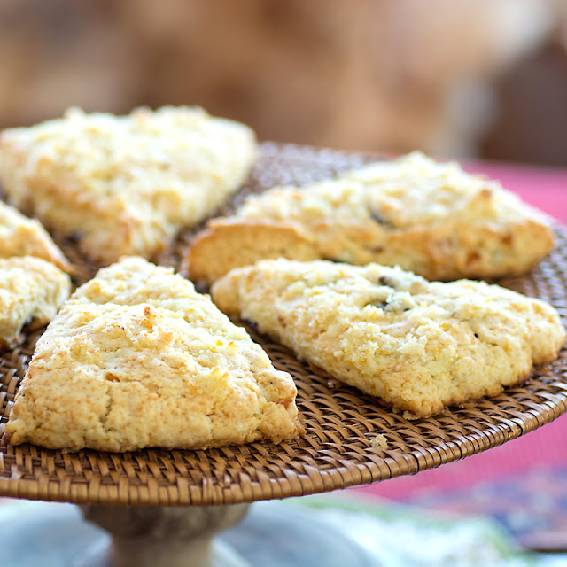 Savoring Time in the Kitchen: Cream Scones with Lemon and Dried Fruit~