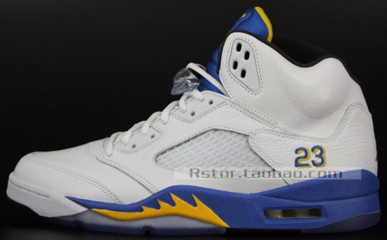 Hot Sale Nike Jordan 4 Cheap sale ShangHai Black Blue Yellow