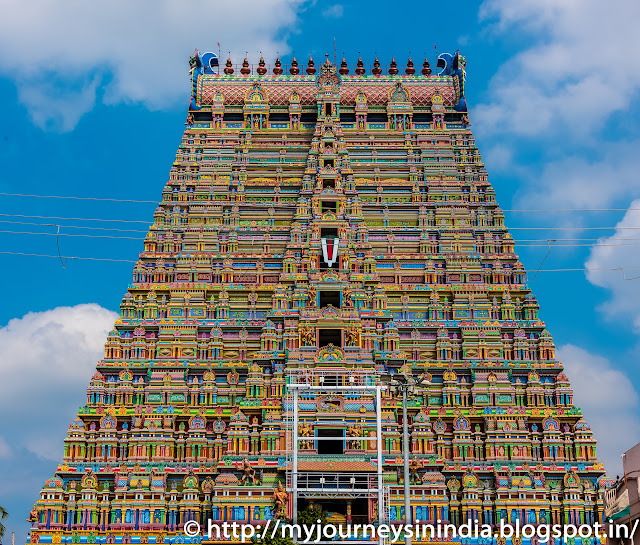 Trichy Srirangam Ranganathaswamy Temple Tower