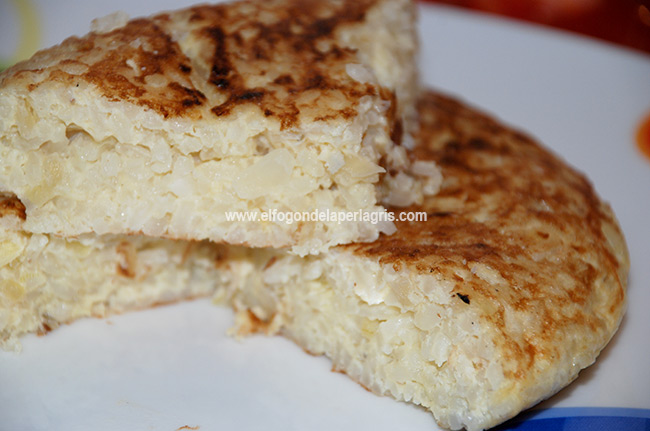 Tortilla de arroz Tortilla de arroz