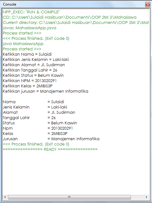Kumpulan contoh program java Inheritance dan exception handling Kumpulan contoh program java Inheritance dan exception handling