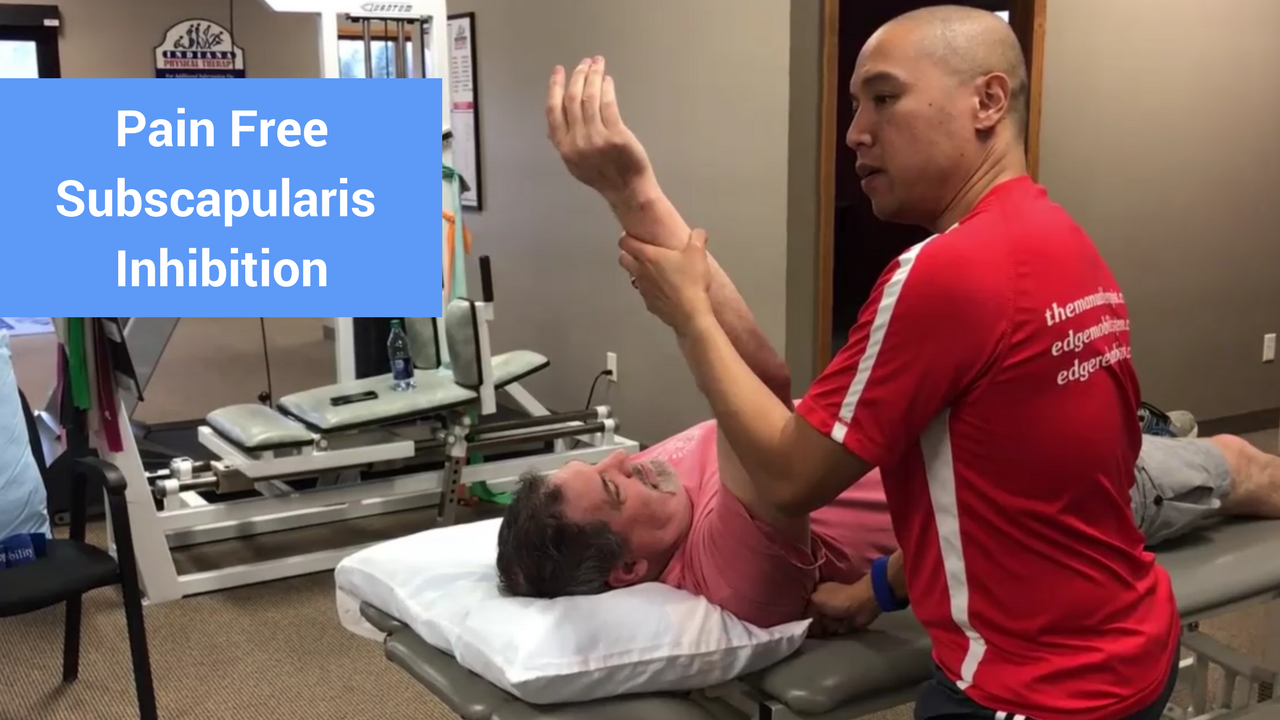 Pain Free Subscapularis Inhibition Modern Manual Therapy Blog Manual Therapy, Videos