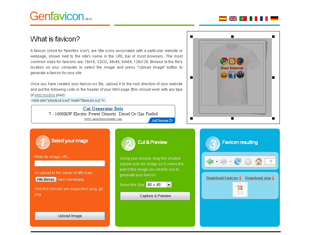 Favicon ico html