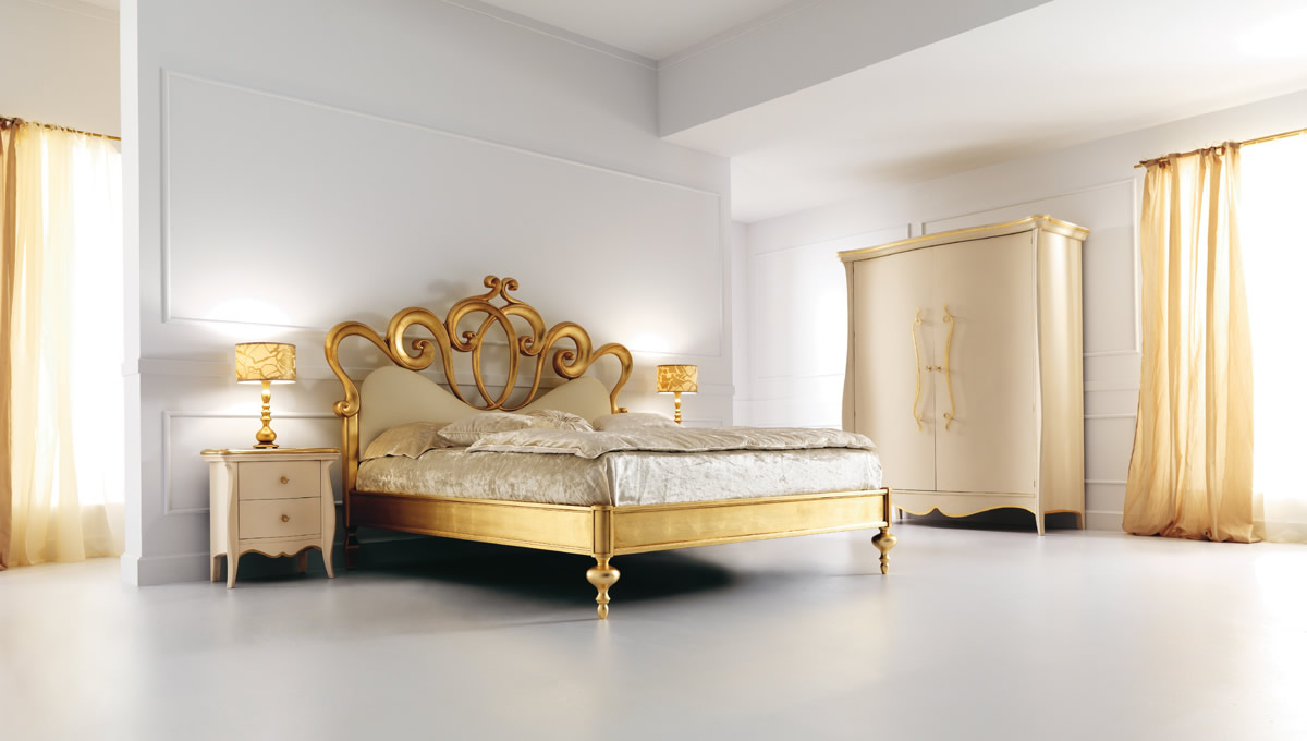 Gold bedroom furniture