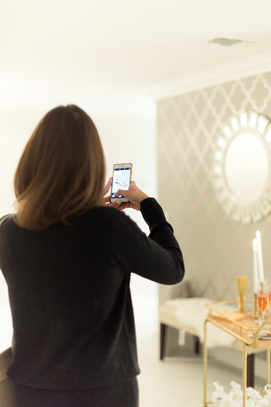 DIY Tempaper Wallpaper Install Celebration Stylist Popular Party