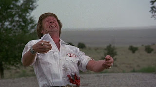 Special effects blood pack under shirt