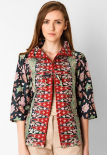 Baju batik trendy untuk kerja Baju batik trendy untuk kerja