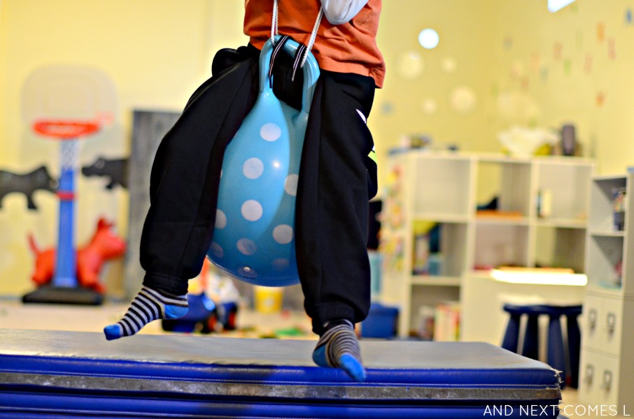 How to Make a DIY Ball Swing And Next Comes L Hyperlexia Resources