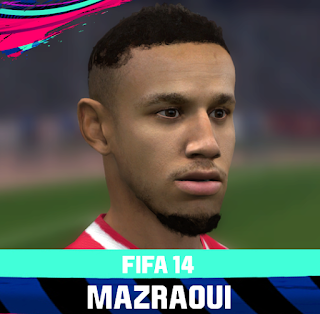 FIFA 14 Faces Noussair Mazraoui by Rale