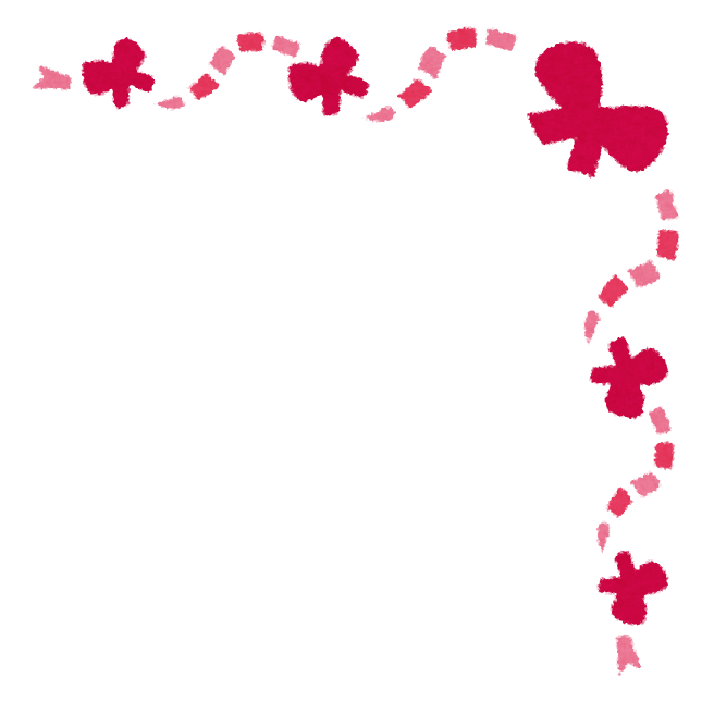 かわいいコーナー素材 花 葉 刺繍 リボン 桜 水玉 小花 音符 星 キラキラ ハート クローバー かわいいフリー素材集 いらすとや