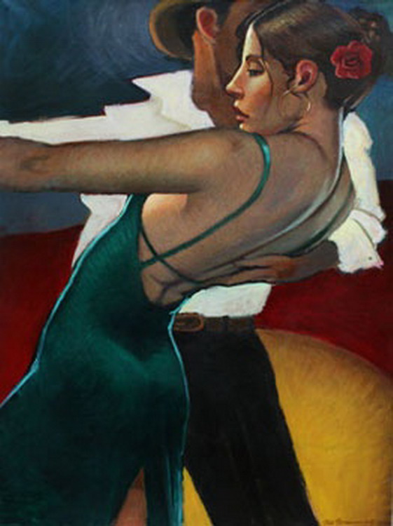 Cuadros, pinturas, arte: Pinturas cuadros con parejas bailando