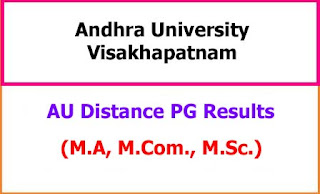 AU Distance PG Results AU Distance PG Results