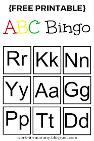 ABC Bingo printable game