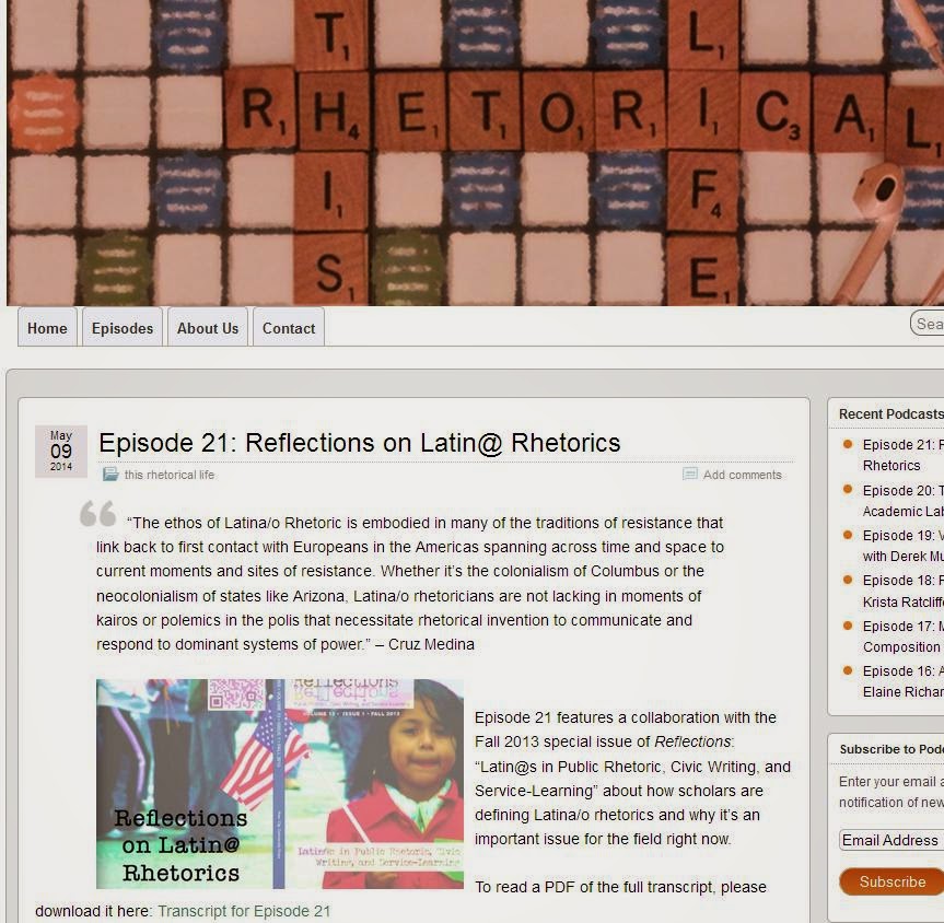 http://thisrhetoricallife.syr.edu/episode-21-reflections-on-latin-rhetorics/