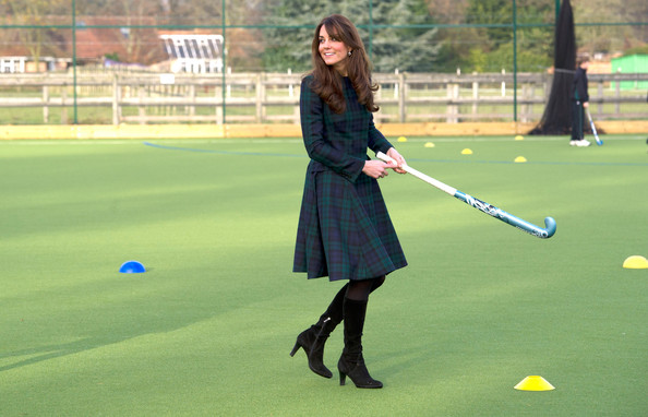 Kate Middleton visited her former school St Andrew's in Pangbourne to mark the occasion of St Andrew's Day