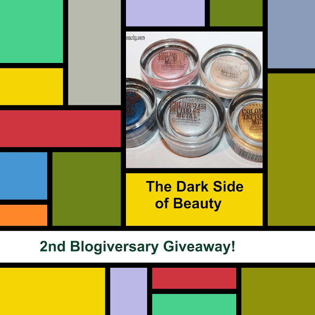 The Dark side of Beauty 2nd Aniversary Giveaway. until February 19. International