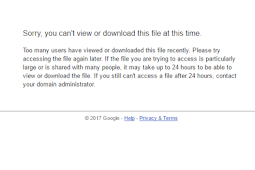 Cara Mudah Download File di Google Drive yang Limit Akses