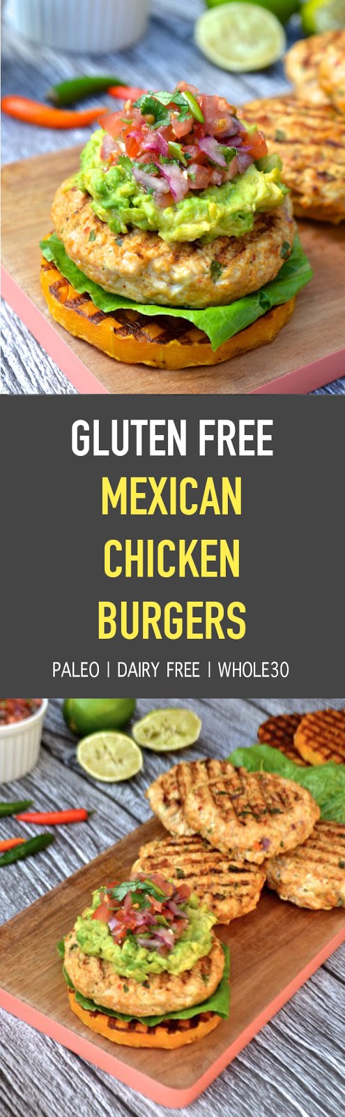 Gluten Free Mexican Chicken Burgers Gluten Free Mexican Chicken Burgers