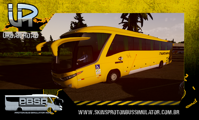 G7 1200 Viação Itapemirim Skin Proton Bus Simulator Road - G7 1200 MB O-500 RS Viação Itapemirim