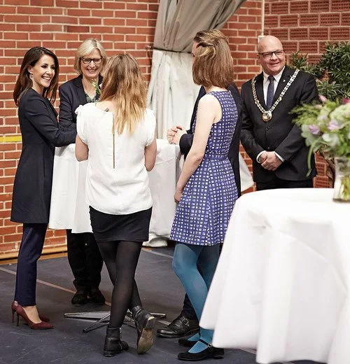 Princess Marie wears ZARA Front Frill Frock Coat