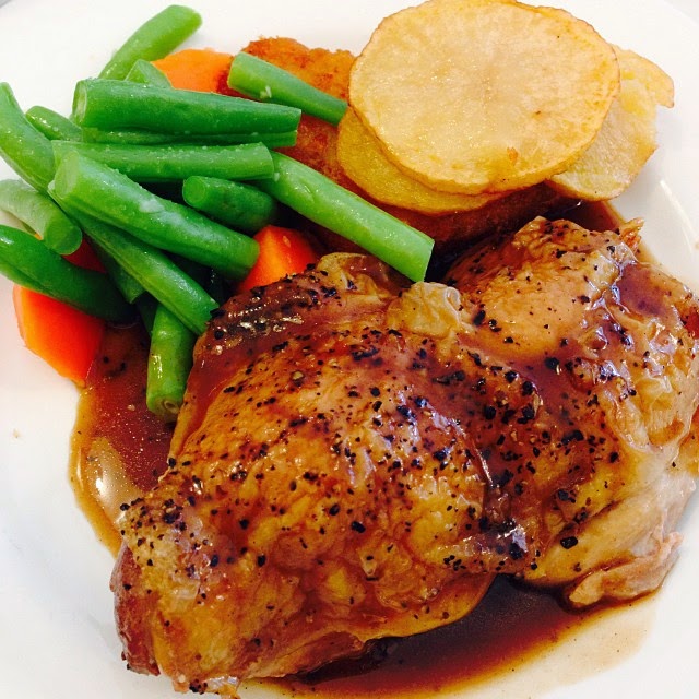 RESEPI BLACK PEPPER CHICKEN CHOP PALING TERANGKAT CahayaShifa.Blog