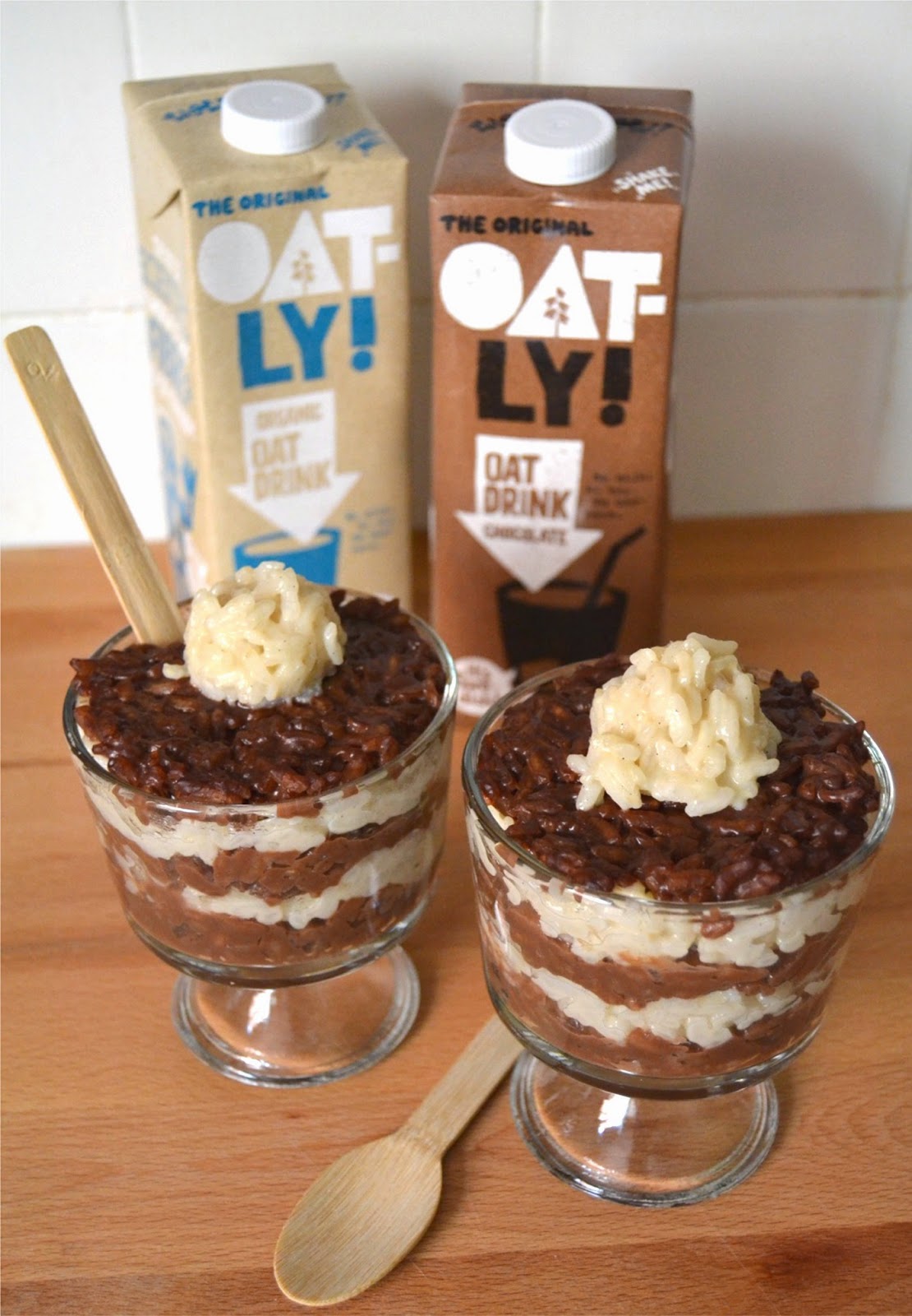 Cakeyboi: Chocolate and Vanilla Dairy-Free Rice Pudding