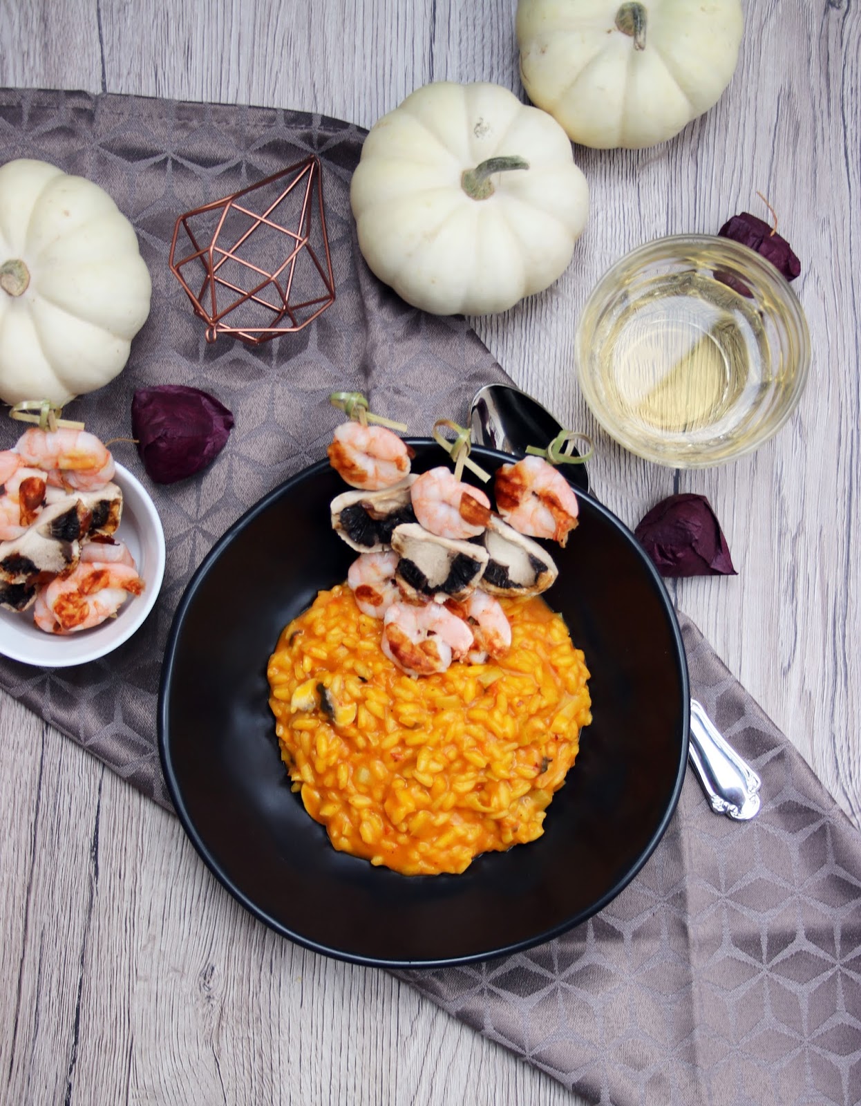 Cremiges Kürbis-Champignon-Risotto - Ninamanie