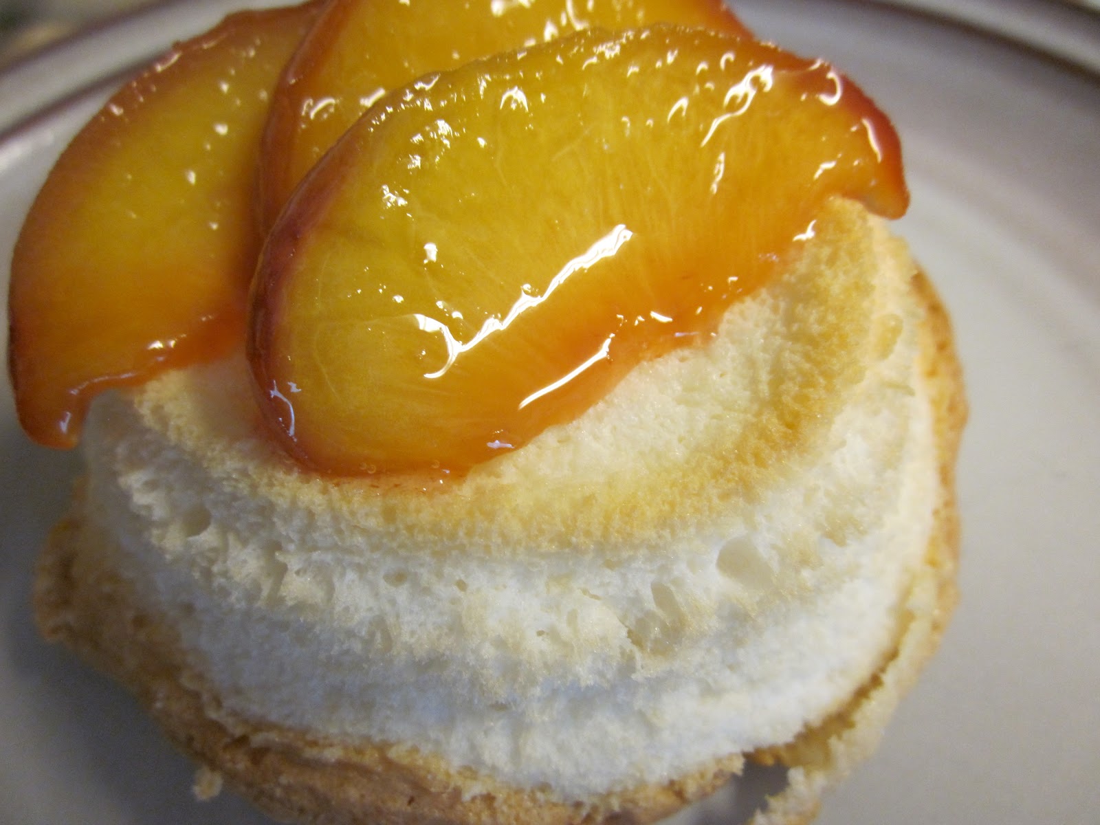 Ratio Rally Peach Angel Food Cake No One Likes Crumbley Cookies