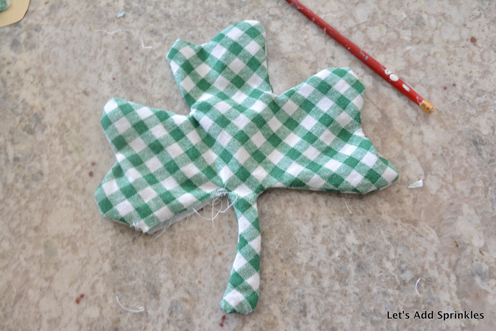 Let's Add Sprinkles How To Make A Shamrock Pillow