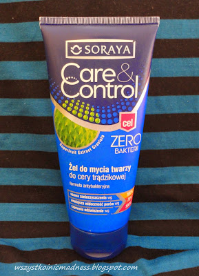 Soraya Care&Control żel do mycia twarzy do cery trądzikowej